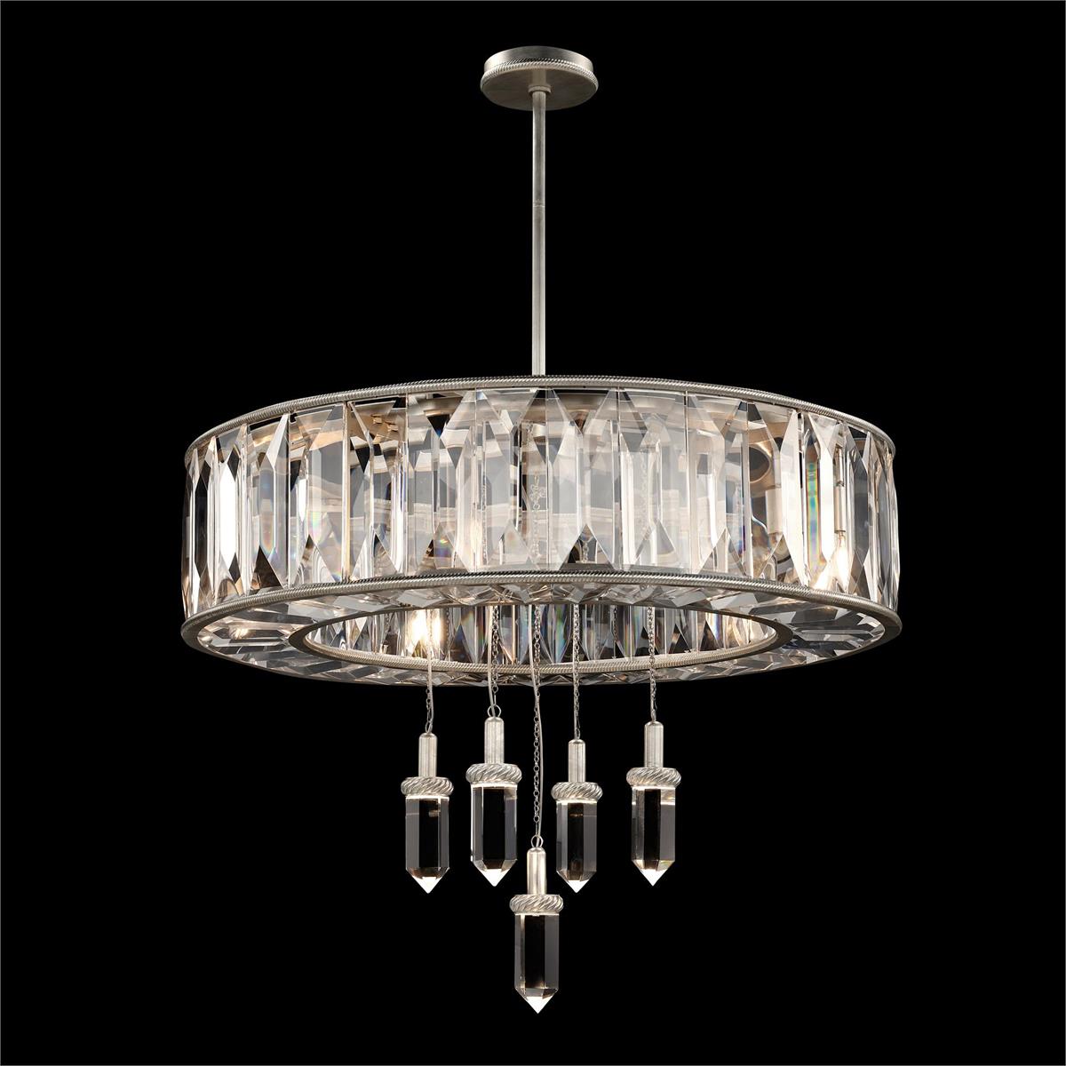 Tessia Champagne Silver Chandelier (2 Sizes Available