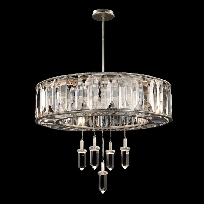 Tessia Champagne Silver Chandelier (2 Sizes Available