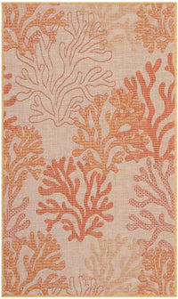 Annaleisa Indoor/Outdoor Coral Area Rug - Elegance Collection