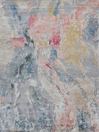 Audrina Silver/Blush Artist's Area Rug