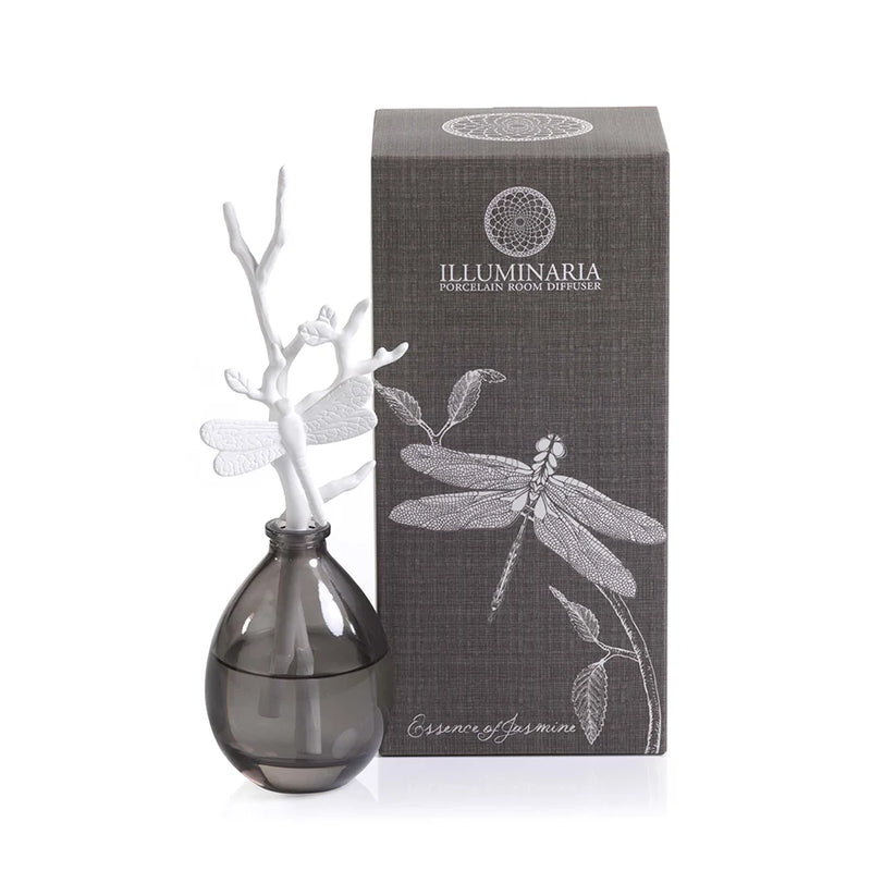 Illuminaria Essence of Jasmine Scented Porcelain Branch Diffuser (Set of 6)