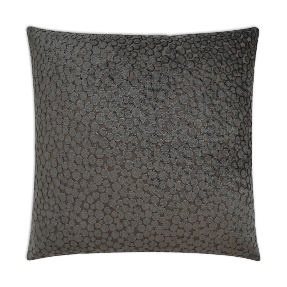 Tiffany Superior Quality Luxurious Charcoal Polka Dot Pillow