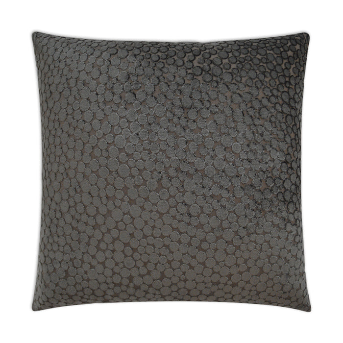 Tiffany Superior Quality Luxurious Charcoal Polka Dot Pillow