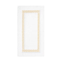 Alhambra White & Gold Luxury Bath Rug