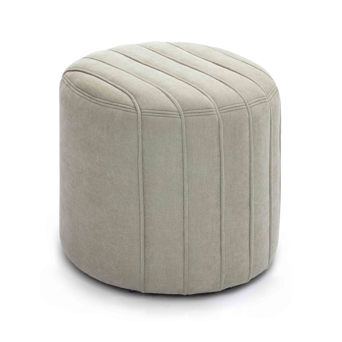 Addison Mint Green Chenille Ottoman