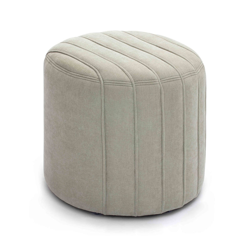 Addison Mint Green Chenille Ottoman