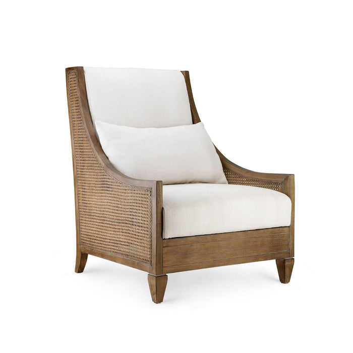 Aspen Driftwood Linen Accent Chair