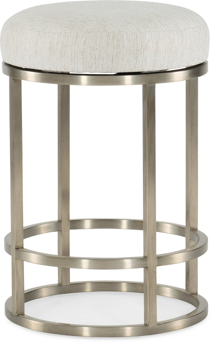 Tribeca Upholstered Champagne  Counter Stool