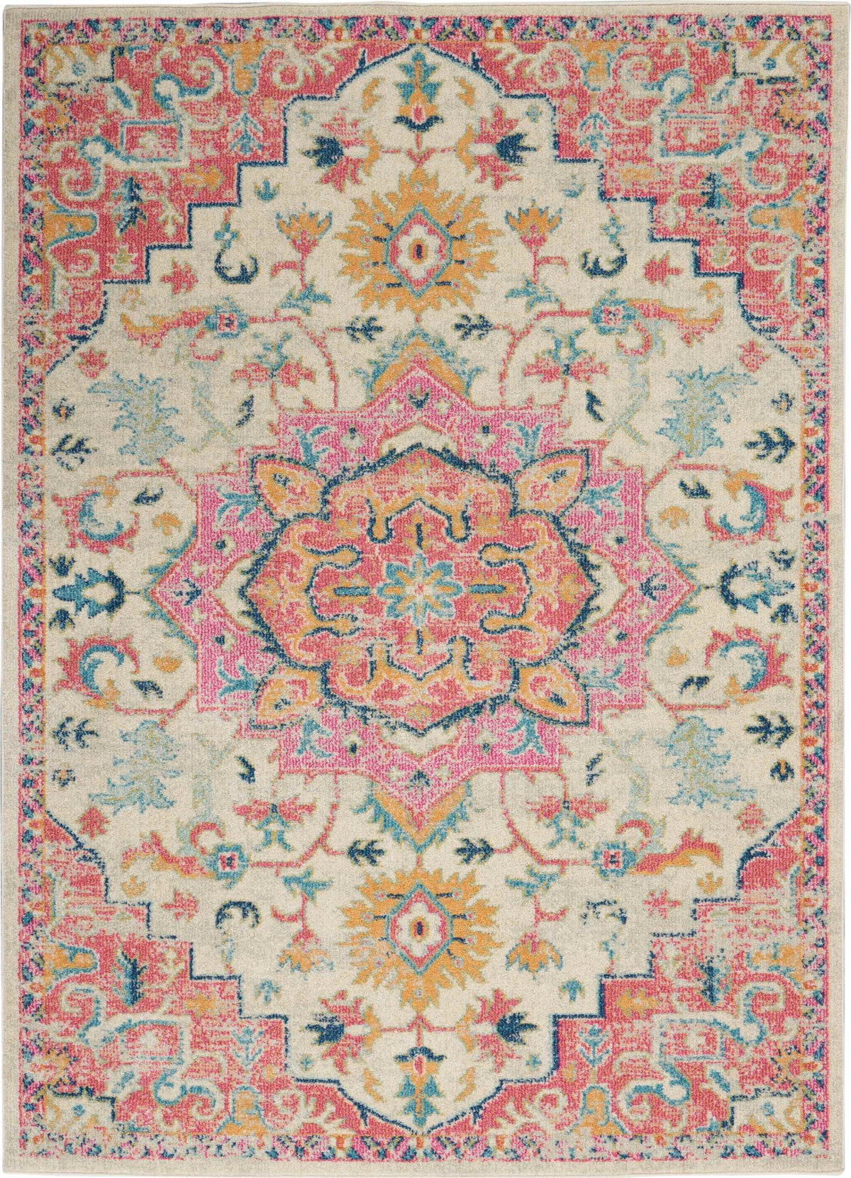 Sprout Ivory/Pink Area Rug