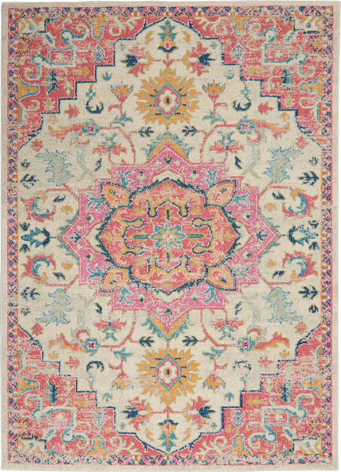 Sprout Ivory/Pink Area Rug