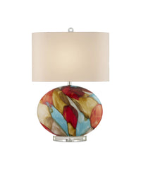 Abstract Swirls Table Lamp