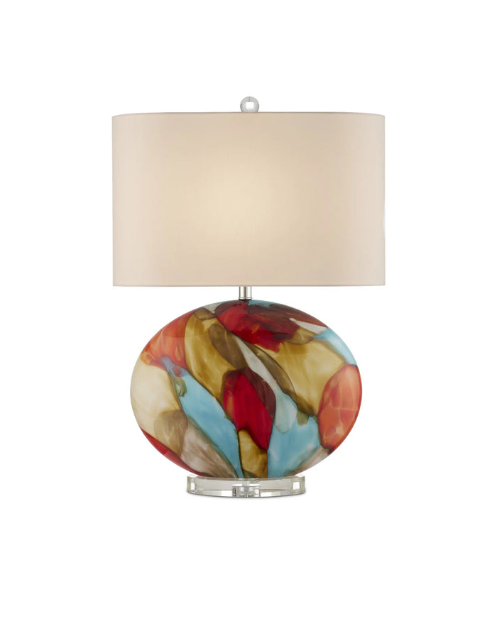 Abstract Swirls Table Lamp