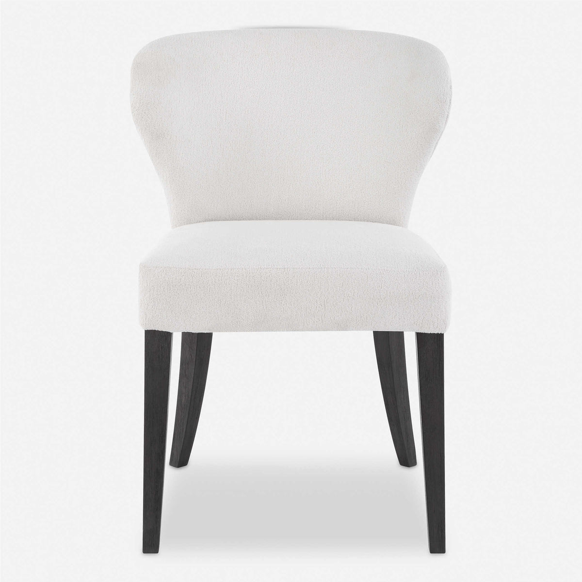 Kofi Off-White Boucle & Black Dining Chair (Set of 2)