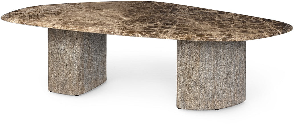 Caleb Brown Marble Coffee Table