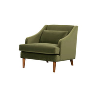 Brittlyn Green Velvet Accent Chair