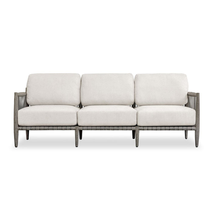 Clara 80" White & Grey Outdoor Sofa