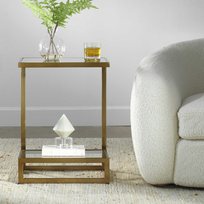 Alegra Gold Accent Table