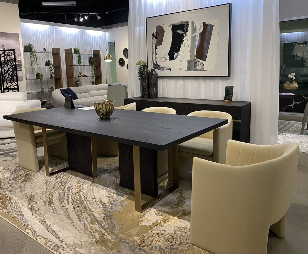 Akiko Modern Beige Fabric Dining Chair