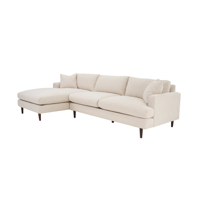 Bronia 109" Beach Alabaster Left Sectional Sofa