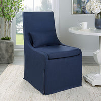 Hazel Armless Blue Line Chair