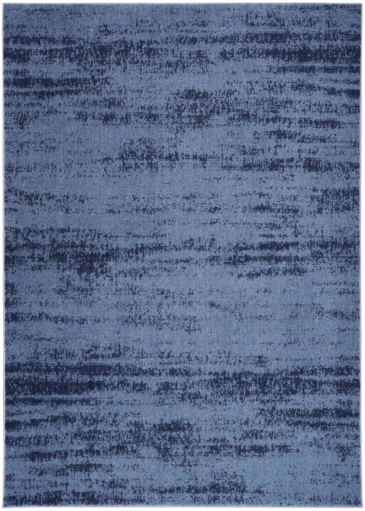 Ainslee Indoor/Outdoor Blue Denim Area Rug - Elegance Collection