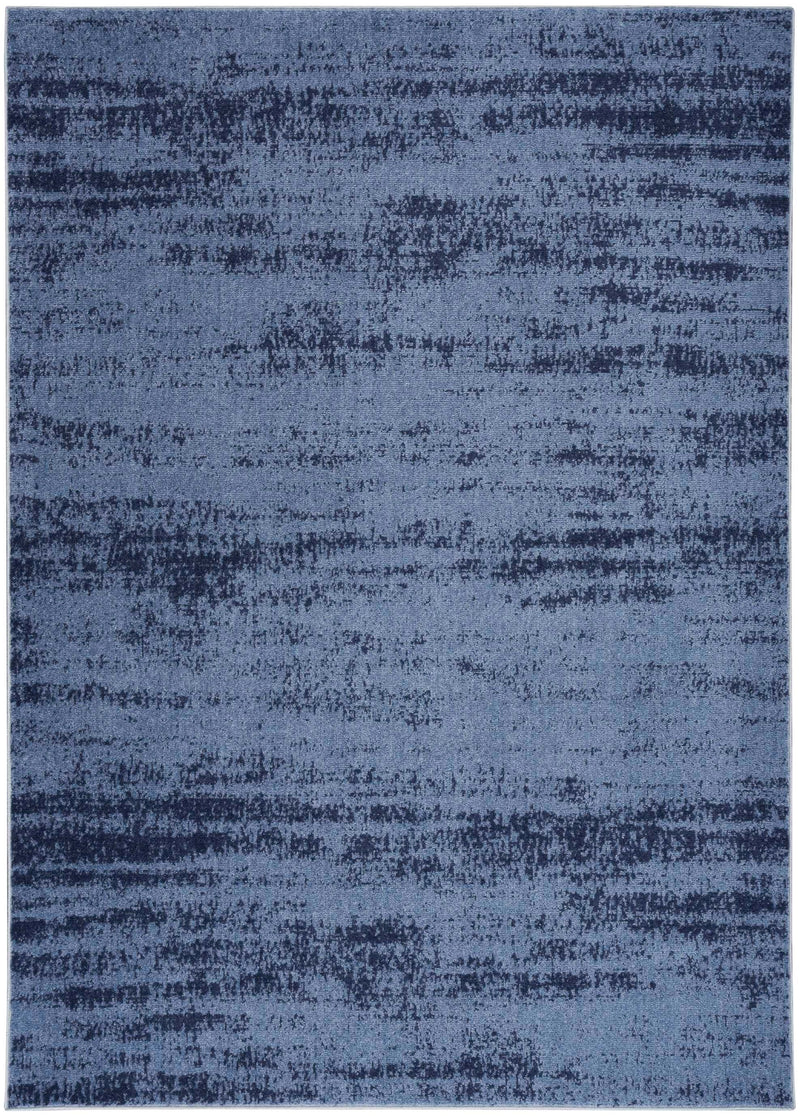 Ainslee Indoor/Outdoor Blue Denim Area Rug - Elegance Collection