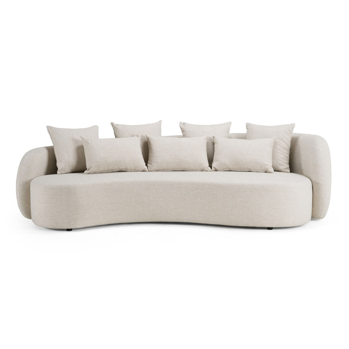 Helene Beige 4 Seat Outdoor Performance Fabric Sofa