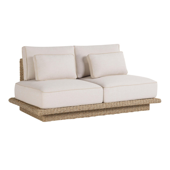 Mora 65" Cream Outdoor Sofa