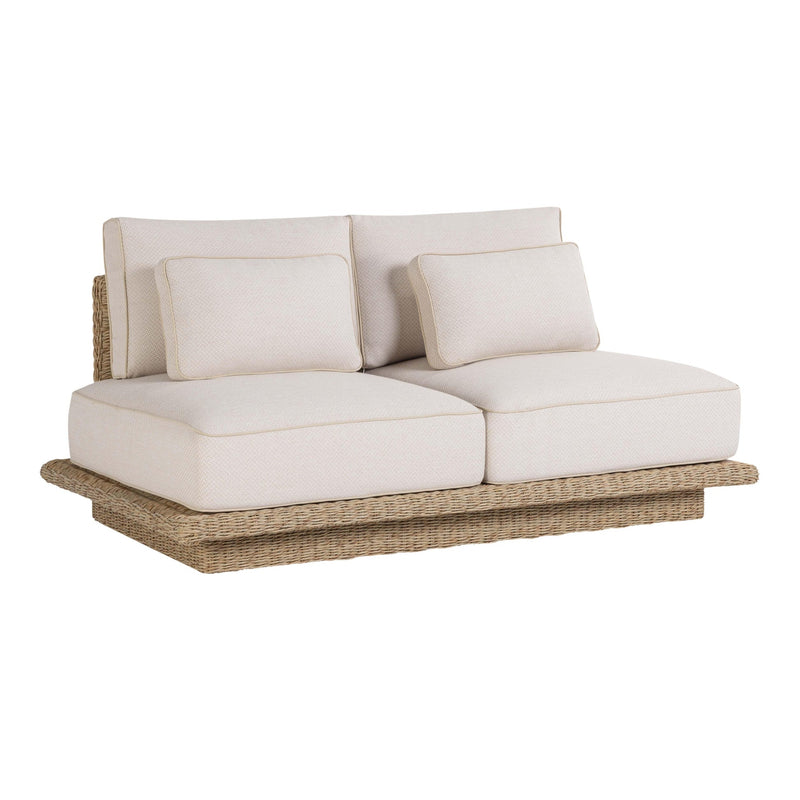 Mora 65" Cream Outdoor Sofa