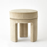 Lily Beige Ottoman