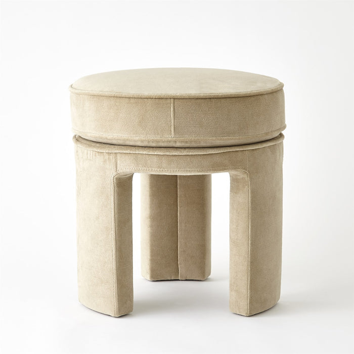 Lily Beige Ottoman