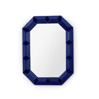 Roman  Modern Blue Glass Mirror