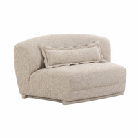 Marion Two-Tone Textured Boucle Armless Loveseat