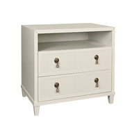Isla 32.5" Antique White Nightstand/End Table