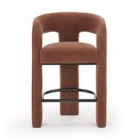 Malone Rust Red Performance Chenille Stool