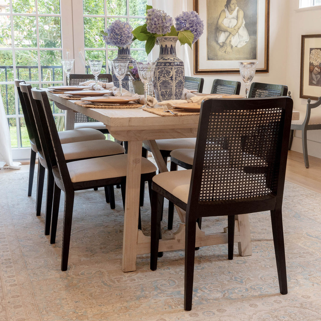 Cane Black Dining Chair (Set of 2)