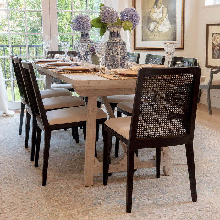 Cane Black Dining Chair (Set of 2)