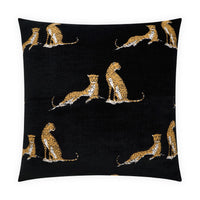 Spotted Superior Quality Luxurious Black Pillow