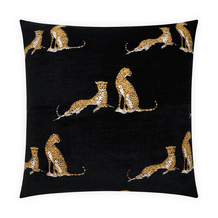 Spotted Superior Quality Luxurious Black Pillow