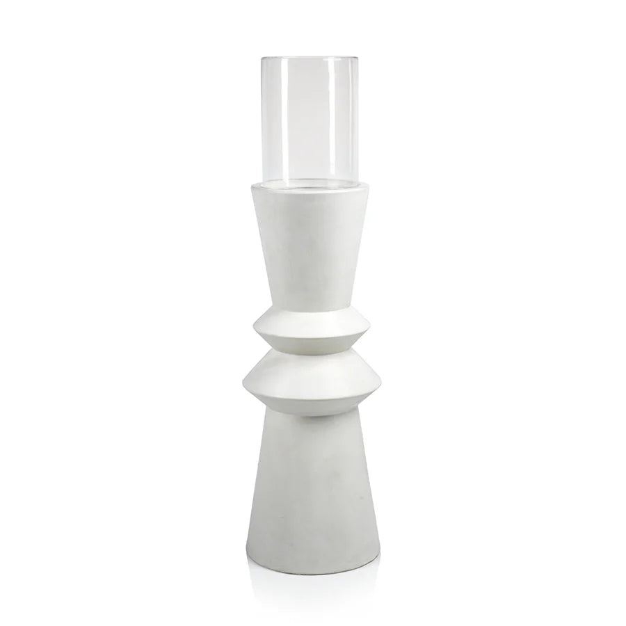 White Bay Pillar Hurricane (2 Sizes Available)