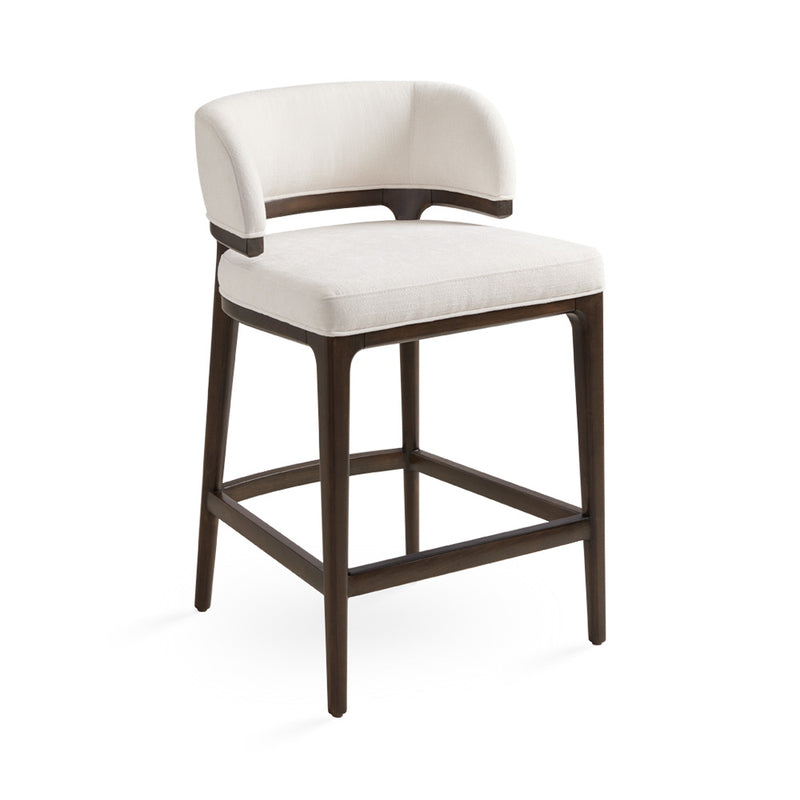 Lucian Ivory Linen Counter Stool