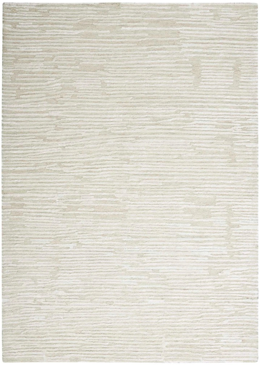 Delilah Ivory Silky Luxcelle & Wool Area Rug