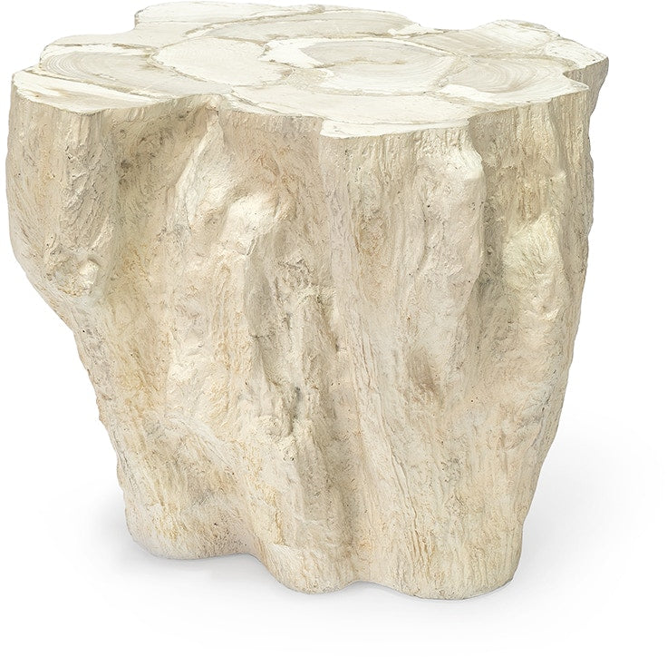 Camilla Fossilized Clam Accent Table