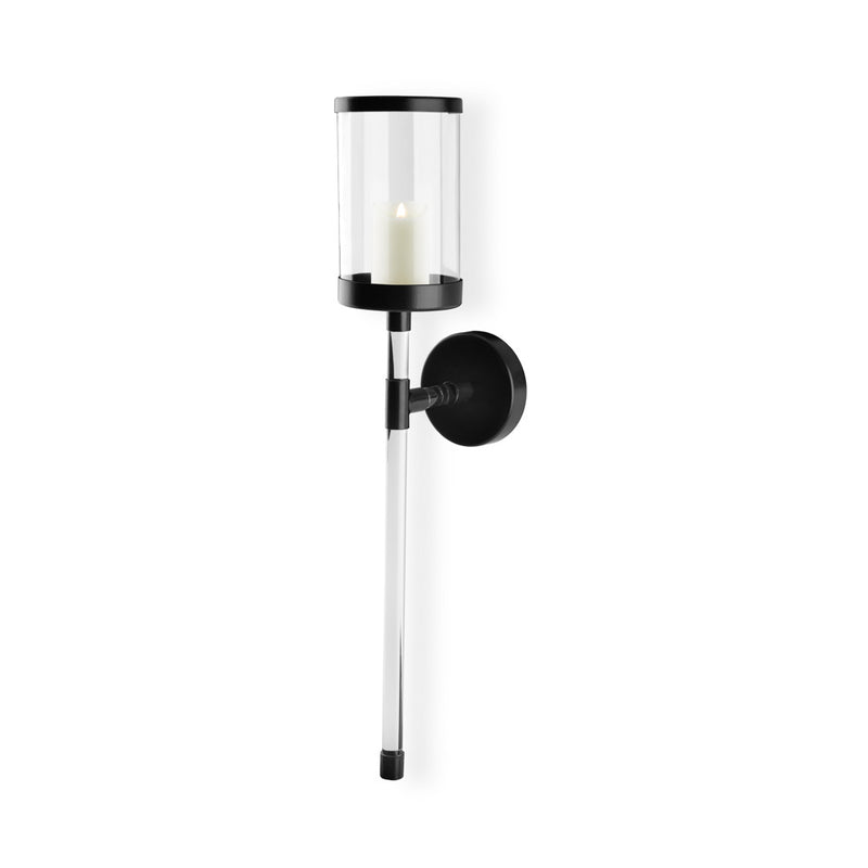 Dani Acrylic Black Wall Sconce