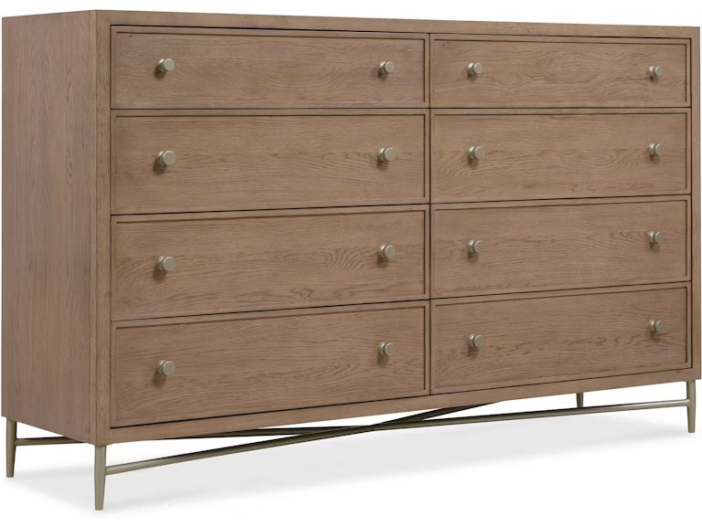 Magnus Neutral Eight-Drawer Dresser