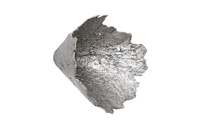 Kai Silver Leaf Sculptural Bowl Wall Art