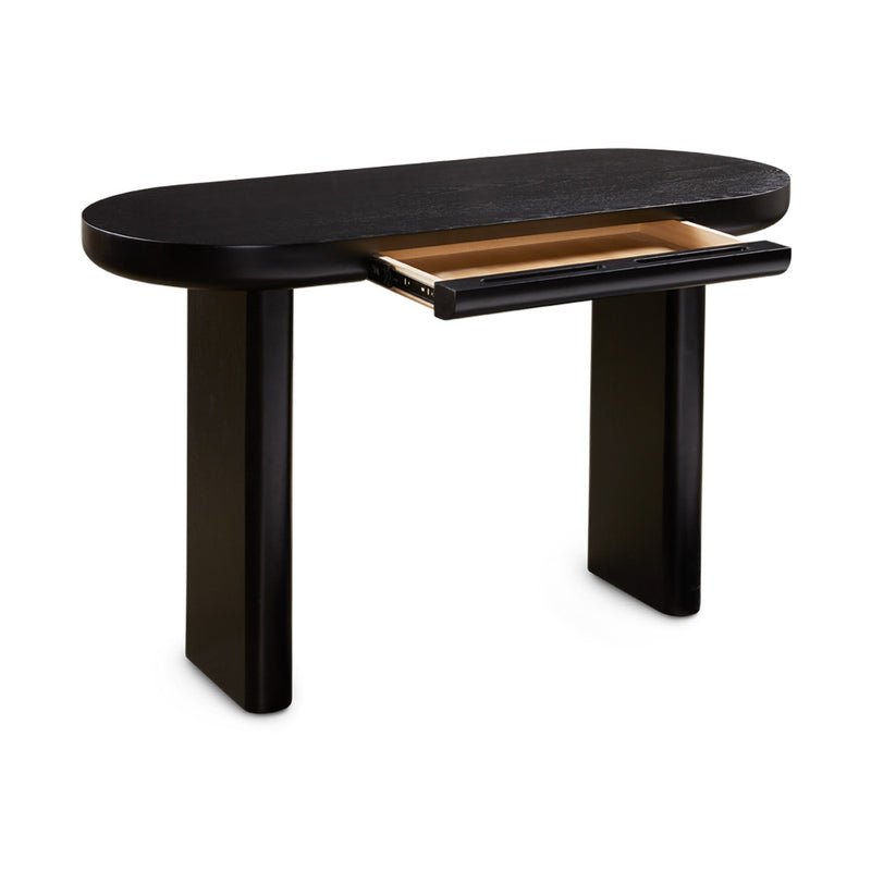 Flynn Black Console Table/Desk