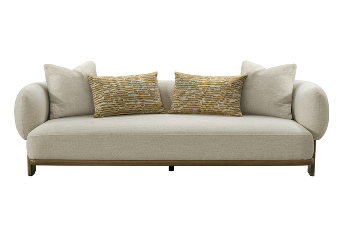 Chelsea Modern Beige Fabric 3 Seater Sofa