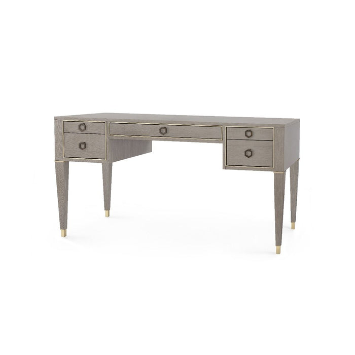 Lanna Taupe Grey and Champagne Desk