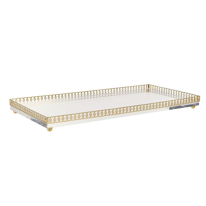 Opulent Gold & Acrylic Tray (2 Sizes Available)